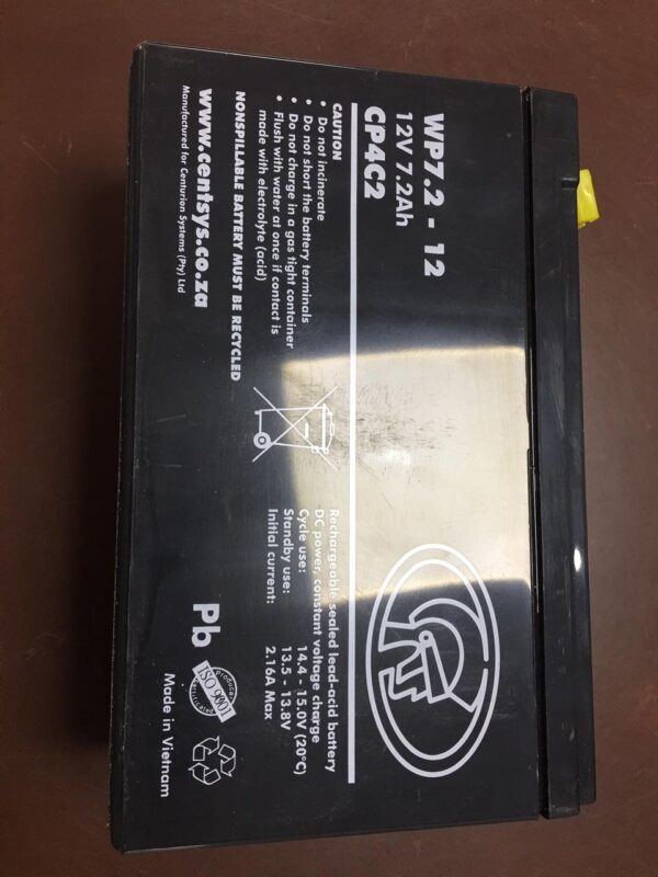 bateria para motor corredera CENTURION - Imagen 2