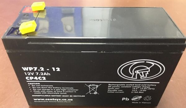 bateria para motor corredera CENTURION