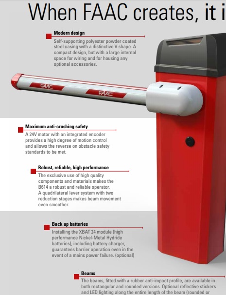 barrera automatica faac 614 - Imagen 6
