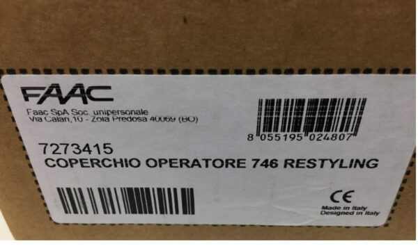 tapa de motor corredera FAAC 746 - Imagen 2