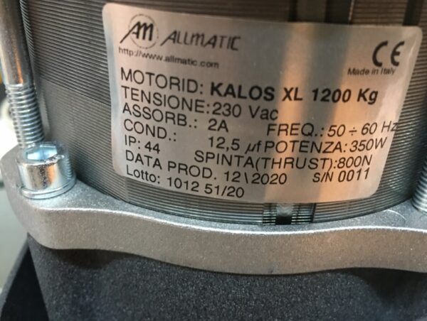Motor corredera ALLMATIC KALOS XL - Imagen 7