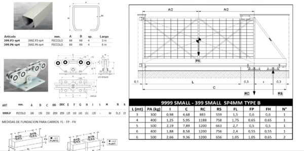kit autoportante para 500kg - Imagen 3