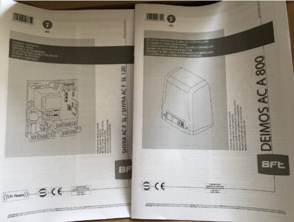 Motor corredera BFT  DEIMOS AC800 - Imagen 3